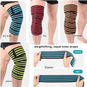 weightlifting squat knee wraps
